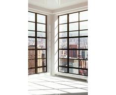 Poster vertical XL déco NEW YORK INSIDE 150 x 240 cm | Trompe lÅil Déco murale Qualité HD Scenolia