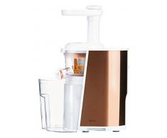 ECG SJ 2150 Per la Vita Centrifugeuse Inox/Plastique Blanc/Brun Métallique