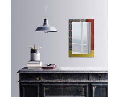 Bonamaison DÃ©coration Murale Impression sur Miroir EncadrÃ© sur Toile, Dimensions: 40 x 60 Cm - ConÃ§u et fabriquÃ© en Turquie