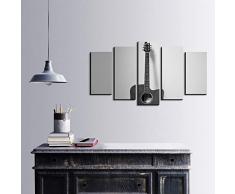 Bonamaison DÃ©coration Murale Ensemble de 5 Impression sur Toile, Dimensions: 100 x 60 Cm - ConÃ§u et fabriquÃ© en Turquie