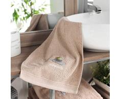 douceur dinterieur Mineral SERVIETTE INVITE, Taupe, 30 x 50 CM