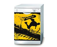 Decusto Autocollant Freestyle Jump â Autocollant pour Lave Vaisselle