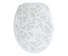 MSV Abattant WC Silhouette, Gris, 47Â x 36.5Â x 3.5Â cm, 91Â piÃ¨ces