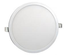 Tibelec 309410 Spot LED à encastrer avec Driver intégré, Métal, 22 W, Blanc, 175 x 175 x 20 mm