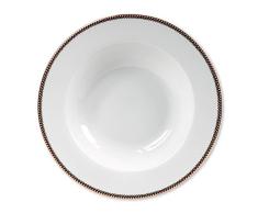 PIP STUDIO 51001053 Assiette Plate Blanc, Porcelaine, 26,5 x 26,5 x 2,2 cm
