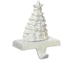 Inside Retail Cintre décoratif intérieur en métal Blanc 12 x 9 x 16 cm