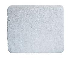 kela 20677 Tapis de Salle de Bain Livana 100x60cm en Polyester Blanc, 60 x 100 x 0,8 cm