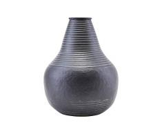 House Doctor Stribe Pot de Fleurs Noir 22 x 22 cm