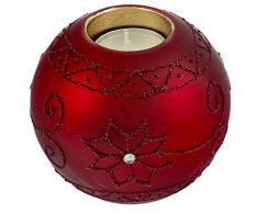 Comarco Sa 11123 Bougeoir Rouge 10 x 10 x 10 cm