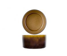 COSY & TRENDY 5950220 Bol en Porcelaine Quintana-Ambre-D 19,5xH 10 Cm