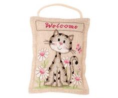 Kit déco coussin Bienvenue