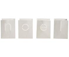 Tindra Lanterne en Papier Ignifuge, Ivoire, Taille Unique