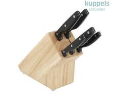 Kuppels 425005100 Bloc Ã Couteaux, Acier Inoxydable, Multicolore, 5 piÃ¨ces