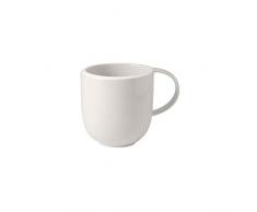 Villeroy & Boch 10-4264-9651 NewMoon Tasse moderne avec anse en porcelaine Blanc Passe au lave-vaisselle