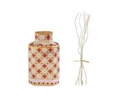EASY LIFE 2064AMLP Diffuseur Parfum, Porcelaine, Multicouleur, 10,5 x 4 x 15 cm