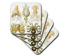 3dRose CST_80725_1 Dessous de Verre, Mutli-Colour, set-of-4-Soft