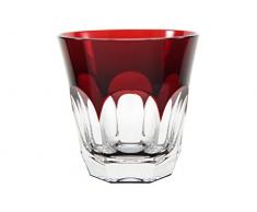 Cristal de Sévres - Verre Whisky Rouge Chenonceaux Couleurs