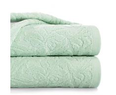 Eurofirany Lot de 6 Serviettes de Toilette en Coton Doux Motif marocain 50 x 90 cm