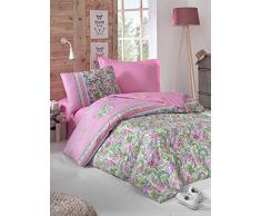 Cotton Box Parure de lit pour Enfant 160 x 220 cm Pink Green Blue White