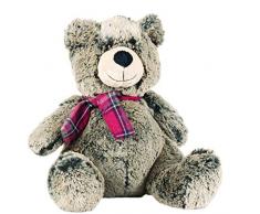 Peluches Lot de 4 Ours Chinois Ã©charpe Rouge, Polyester, Multicolore, Taille Unique