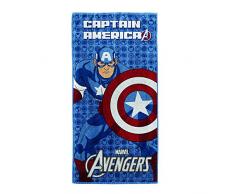 Bassetti 9286370Â Captain AmÃ©rique Drap de Plage Bleu