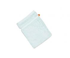 baidani 50e00001.00019 Serviette de Visage, UNI â Lot de 4 Coton Gant de Toilette, Bleu Glacier, 8 x 15,2 cm