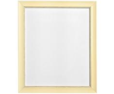 Frames by Post Porte Photo Nordique 9 x 6-Pouces avec Verre Vieilli, Crème