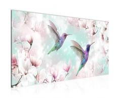 Tableau decoration murale Fleurs Magnolia - XXL Impression sur Toile Salon Appartment 1 Parties - prÃªt Ã accrocher - 015612c