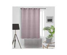 Soleil docre Eclipse Rideau occultant, Polyester, Rose, 140 x 180 cm