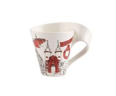 Villeroy & Boch Cities of the World Tasse à café Heidelberg, 300 ml, Porcelaine Premium, Blanc/Multicolore