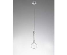 Selene Ampoule lustre 33 W, cristal avec monture chromÃ©e