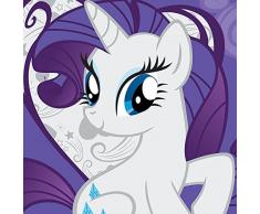 My Little Pony WDC95727 Toile Imprimée Bois Dense, Multicolore, 40 x 40 cm