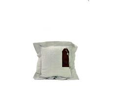 STAPELGOED 5 Design 50 x 50 cm Ã pÃ¢tisserie de Coussin en Lin Beige