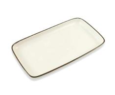 Villa DEste Home Tivoli 2197700 Cala Dorada Assiette rectangulaire Blanc
