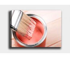 Bonamaison Peinture sur toile, multicolore, 30 x 40 cm - ConÃ§u et fabriquÃ© en Turquie