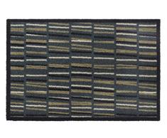 Hamat Gris/Beige Tapis dentrée, Paillasson intérieur Lavable, 50x75, 5751505010
