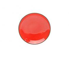 Creatable, 6-er Suppenteller 22 cm, Nature Collection, RED 22071 Lot de 6 Assiettes Creuses GrÃ¨s, rouge