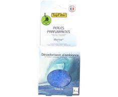 TopFilter 0720550 Sachets de perles parfumantes pour aspirateur senteur marine, perlettes de parfum odeur marine pour aspirateur, dÃ©sodorisant dambiance pour apsirateur senteur marine, Bleu