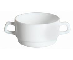 Dajar Tasse Ã Soupe Arcoroc 320Â ML, Verre, Blanc, 10Â cm cm