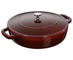 Staub 40511-512-0 Sauteuse en fonte, Grenadine, 24 cm