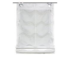 Home Fashion 091/535â1007Â 130Â x 0080Â wollweiss Store Bateau dÃ©coratif en Tissu scherli, Plastique, Blanc, 130Â x 80Â cm