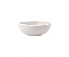 Villeroy & Boch 10-4264-3180 NewMoon Bol rond en porcelaine pour soupe et salades cassantes Blanc Passe au lave-vaisselle