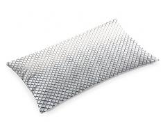 Aboh. Adaptable Bed, Original Human. Personnalisable Oreiller mÃ©moire de Forme, Polyester, Blanc, 75Â x 35Â x 14Â cm