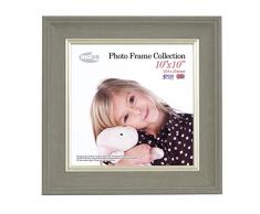 Inov8â10 x 10 cm de Large-Cadre Photo-Lot de 4 Serviettes de Toilette Gris foncé