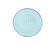 Creatable 21159, Mediterran bleu, Assiette Ã dessert 21 cm, Lot de 4