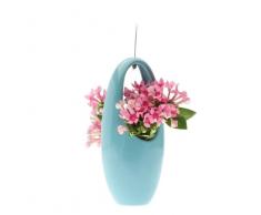 Chive Aerium Vase en céramique Suspendue pour Åufs Bleu