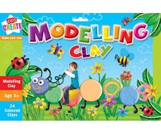 Anker Ensemble daccessoires pour créer des Arts et Crafts Tirelire Pâte, en Plastique, Couleurs Assorties