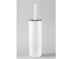 Deblanch Brosse WC, PS, Blanc/Bambou, 9Â x 9Â x 26Â cm