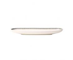 Villeroy & Boch Casale Blu Plat pour baguette, Porcelaine Premium, Blanc/Bleu