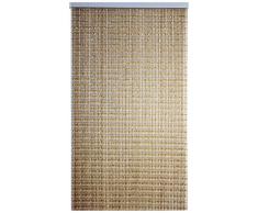 Estoronline Rideau de Perles en polystyrène 100x90x210 cm Cristal/Bronze